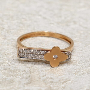 Rose Gold Ring (VIL18K-122)