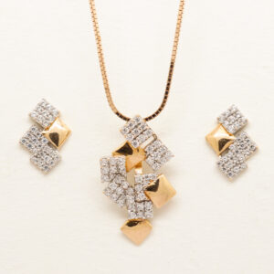 Rose Gold Pendant Set